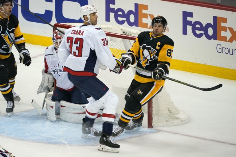 Zdeno Chára, Sidney Crosby, Washington Capitals, Pittsburgh Penguins, NHL