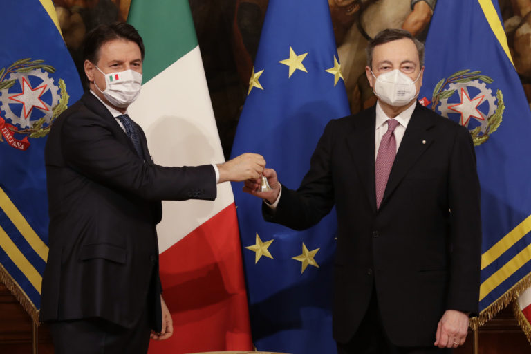 Giuseppe Conte, Mario Draghi