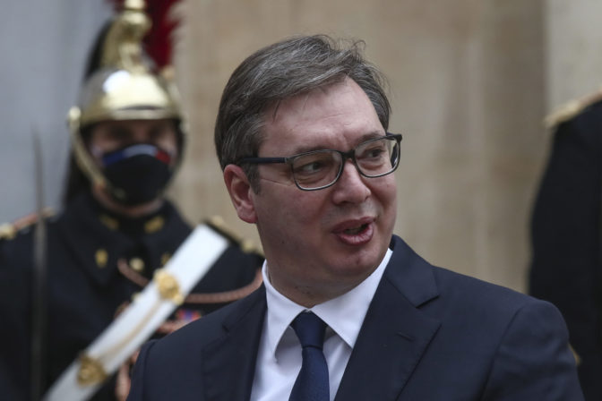 Emmanuel Macron, Aleksandar Vucic