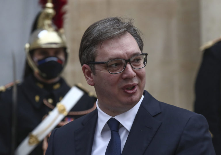 Emmanuel Macron, Aleksandar Vucic