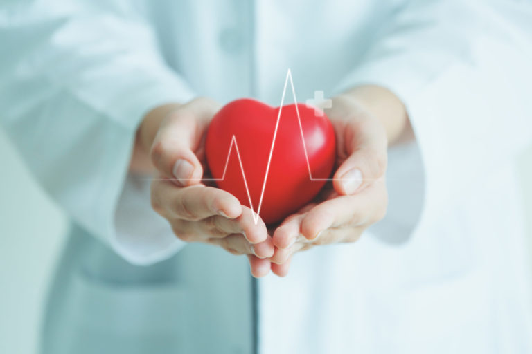 Medical heart cardiology concept