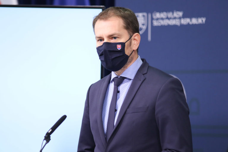 Premiér Igor Matovič