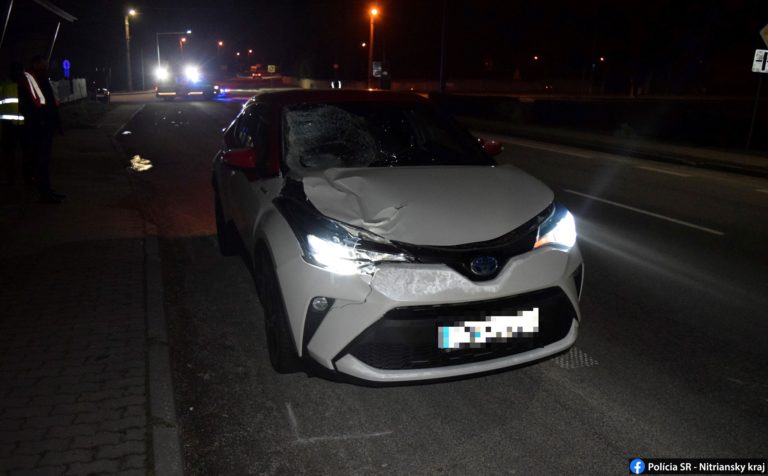Chodca v Horných Chlebanoch zrazilo auto, nehodu neprežil