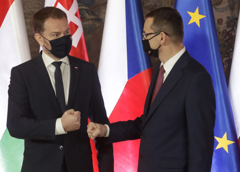 Igor Matovič a Mateusz Morawiecki