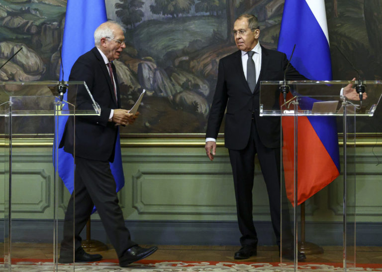 Josep Borrell, Sergej Lavrov