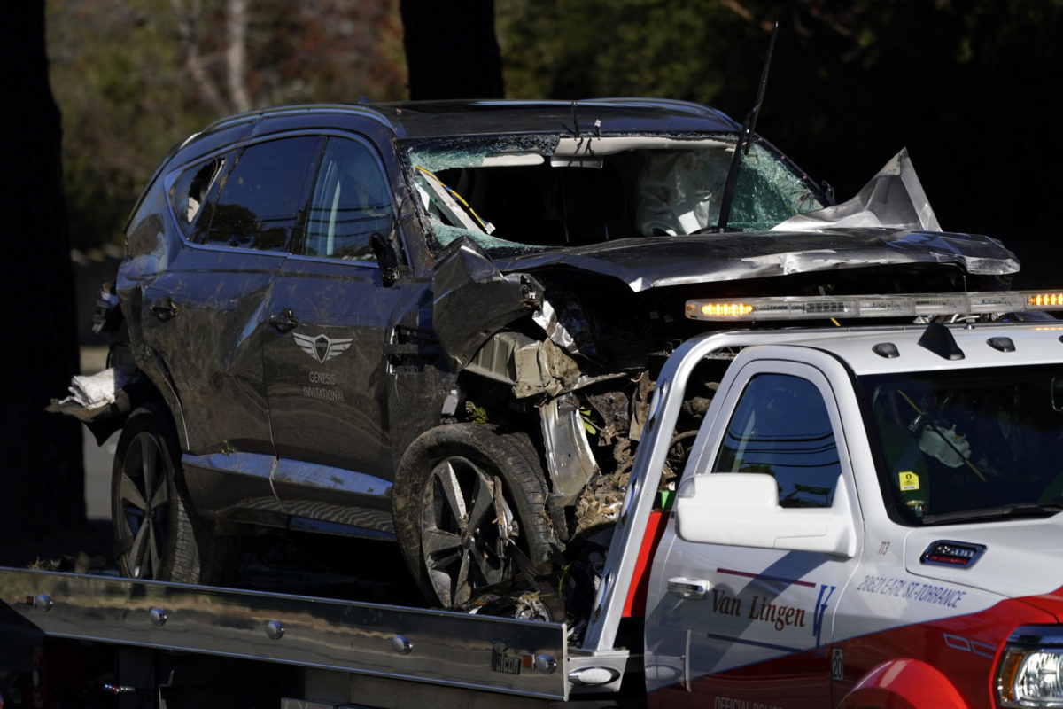 Tiger Woods Vehicle Crash Golf