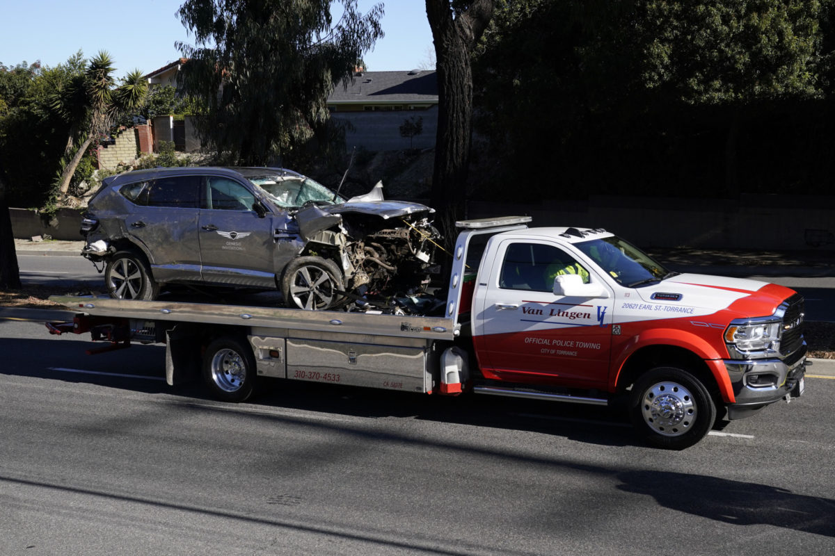 Tiger Woods Vehicle Crash Golf