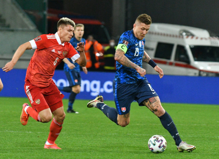FUTBAL: Kvalifikácia na MS 2022 Slovensko - Rusko