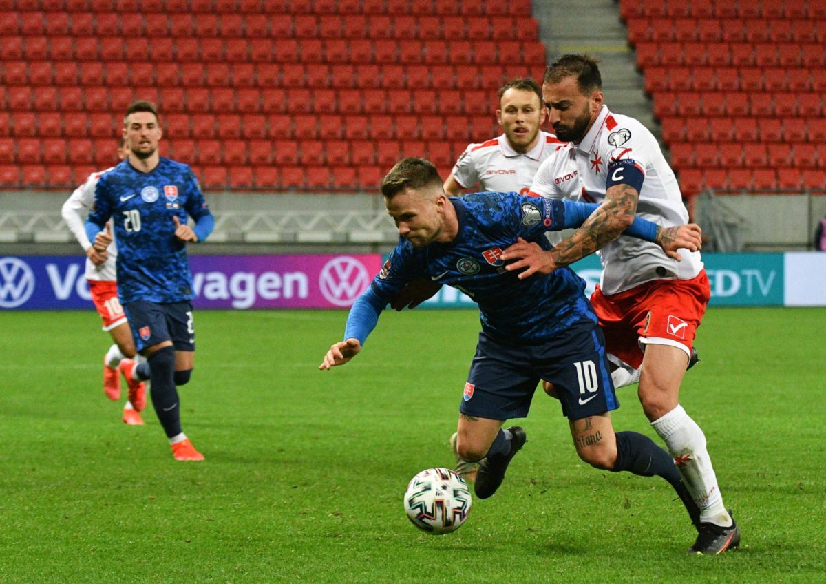 FUTBAL: Kvalifikácia na MS 2022 Slovensko - Malta