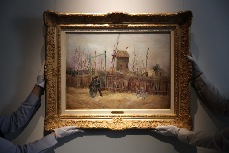 Vincent Van Gogh, obraz, Montmartre