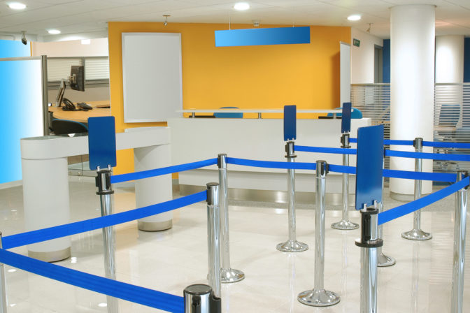 Banka, banková hala