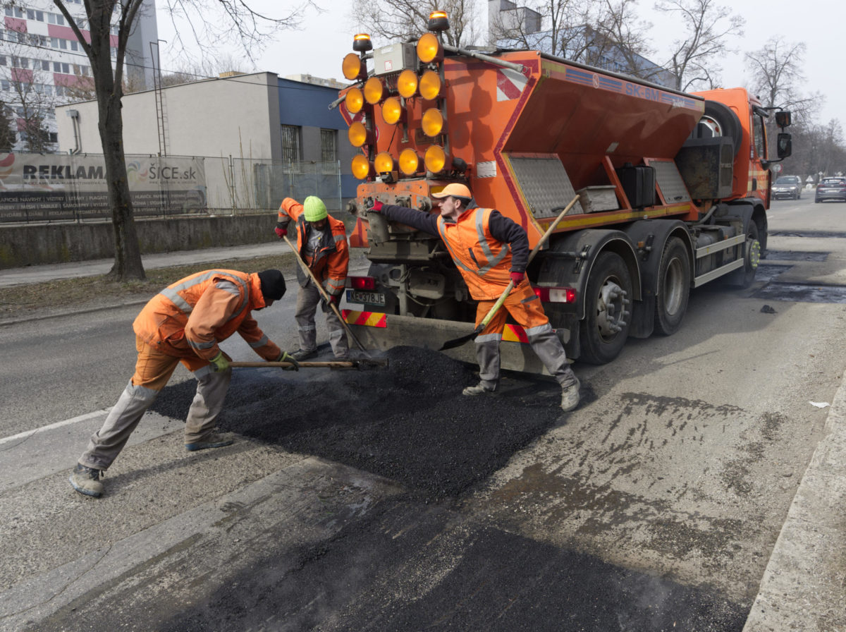 Oprava vytlky cesty kosice