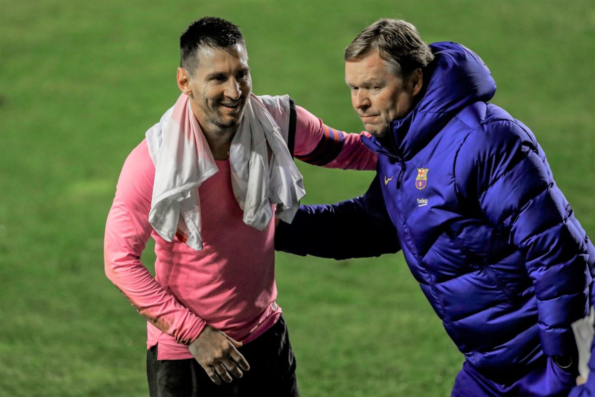 Lionel Messi, Ronald Koeman