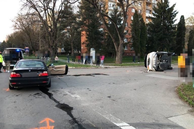 Dopravná nehoda v Strážskom