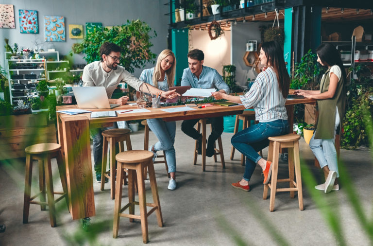 Business people working
