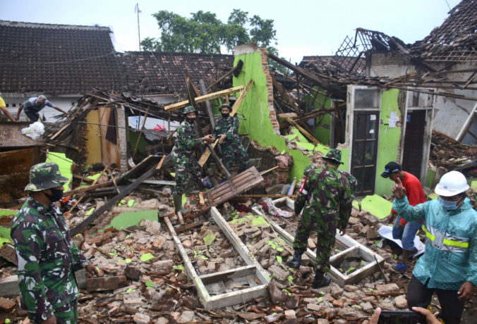 Zemetrasenie na Jáve, Indonézia
