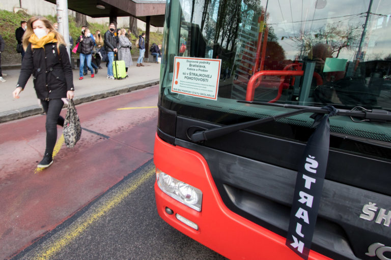 BRATISLAVA: Výstražný štrajk vodičov MHD