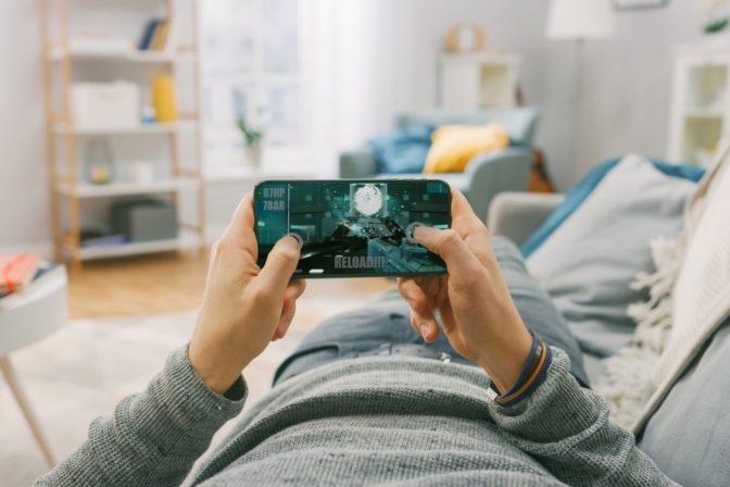 Videohra, smartfón