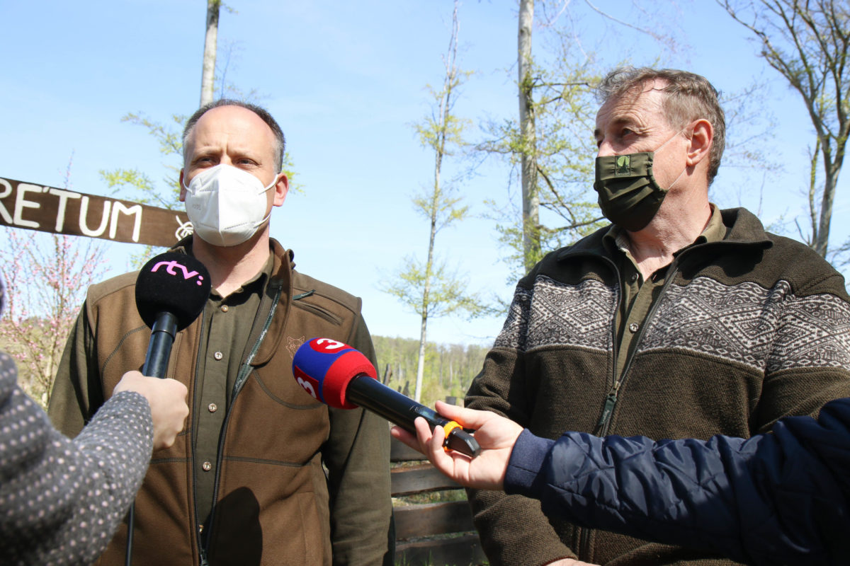 PREZIDENTKA: Sadila mladé stromčeky nad Limbachom