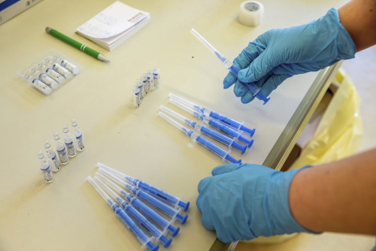 Virus Outbreak Hungary Sputnik V