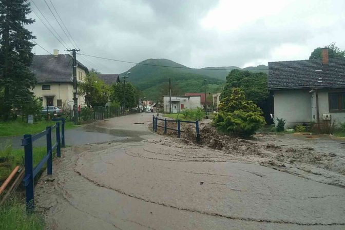 Rudno nad Hronom, záplavy