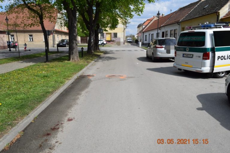 Pád z bicykla, Skalica