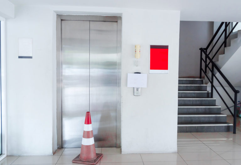 Elevator was broken. Please use the stairs.