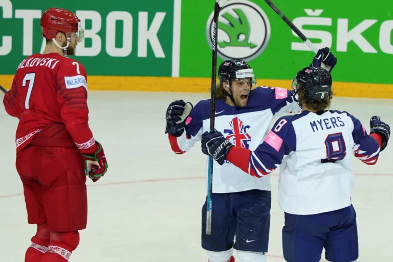 MS v hokeji 2021: Bielorusko - Veľká Británia
