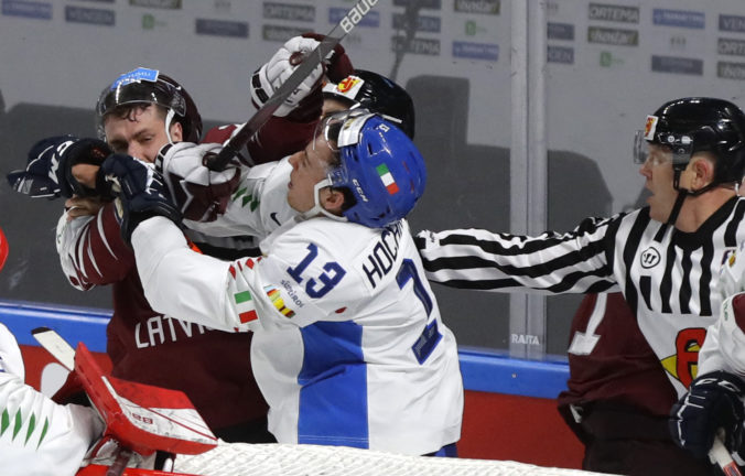 MS v hokeji 2021: Lotyšsko - Taliansko
