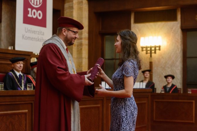 Promócie, Univerzita Komenského