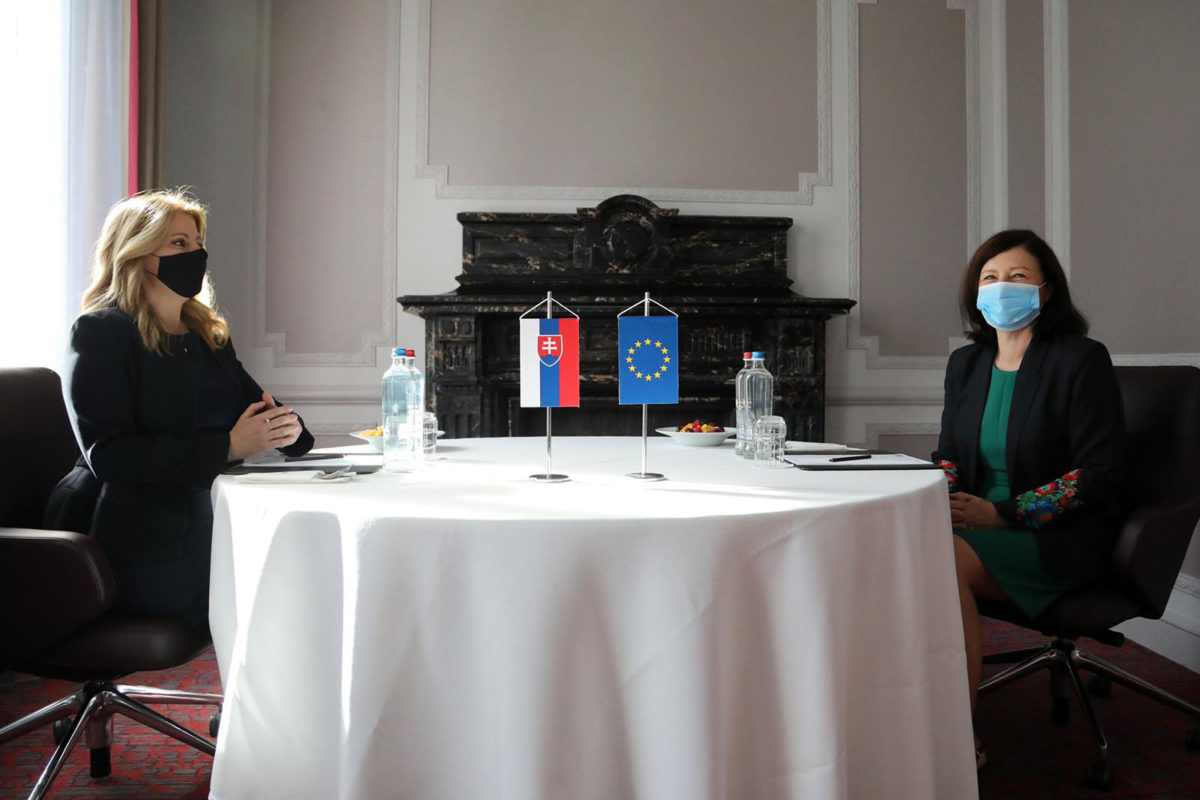 Samit NATO, Zuzana Čaputová, Vera Jourová
