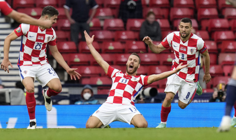 APTOPIX Britain Croatia Scotland Euro 2020 Soccer
