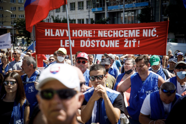 PROTEST: Za zastavenie rozvratu sociálneho štátu