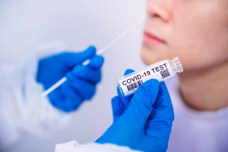 Koronavírus, test