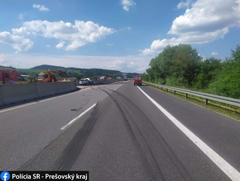 Nehoda, diaľnica D1