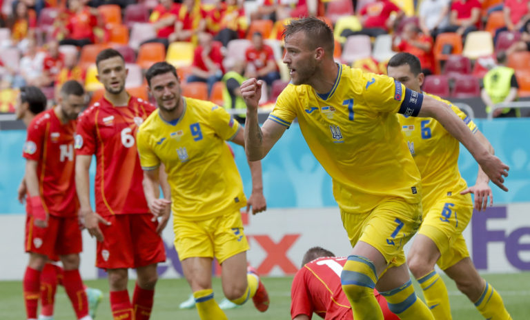 ME vo futbale 2020: Ukrajina - Severné Macedónsko