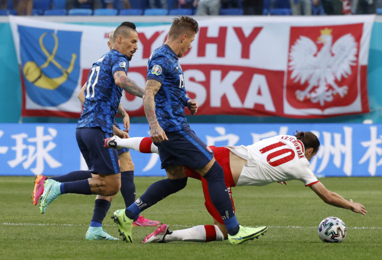 ME vo futbale 2020: Poľsko - Slovensko, Marek Hamšík, Juraj Kucka