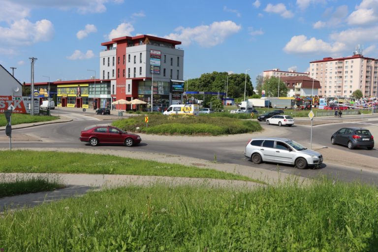 Senica, kruhový objazd
