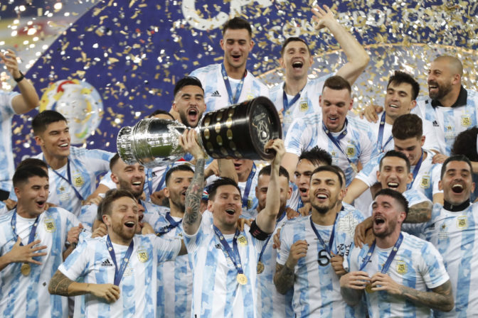 APTOPIX Brazil Argentina Copa America Soccer