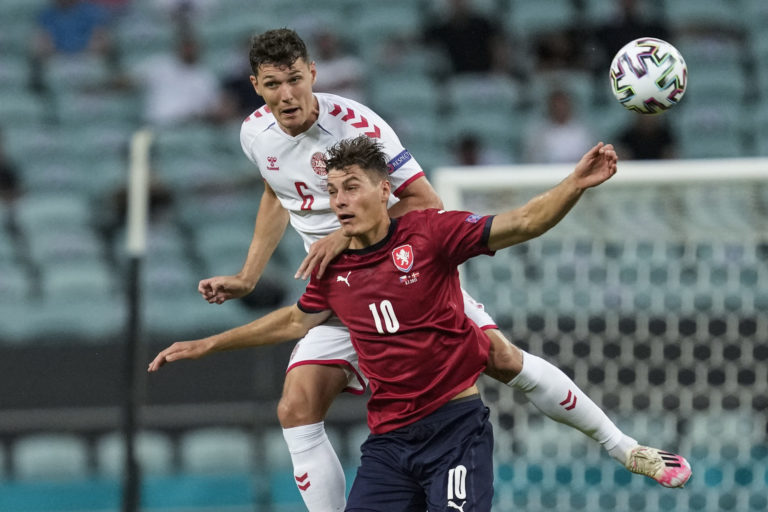 ME vo futbale 2020: Česko - Dánsko