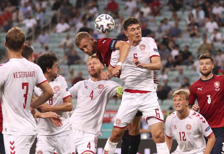 ME vo futbale 2020: Česko - Dánsko