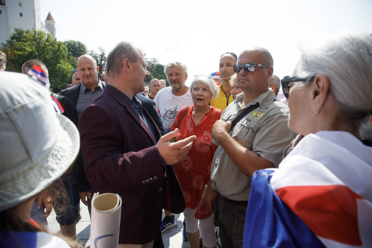PROTEST: Proti vládnym opatreniam