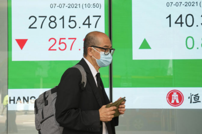 Burzy, ázijský akciový trh