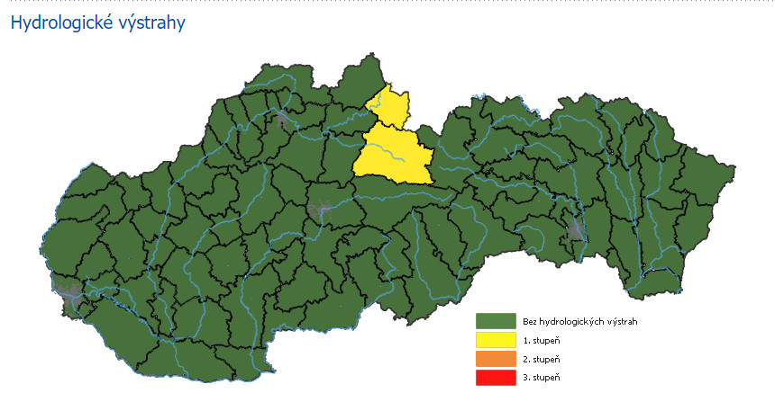 Výstraha, SHMU