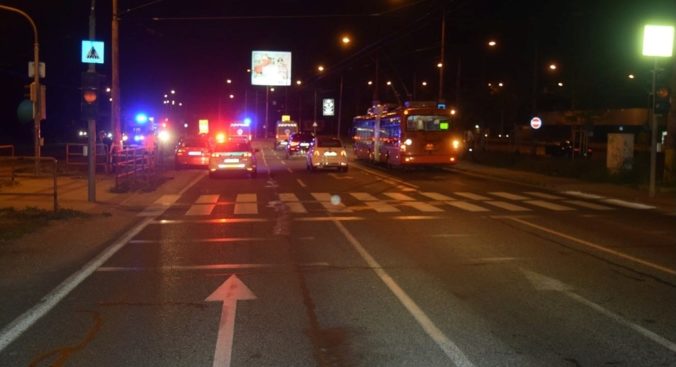 Dopravná nehoda v Bratislave