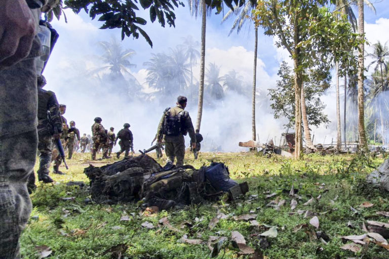 Philippines Military Plance Crash