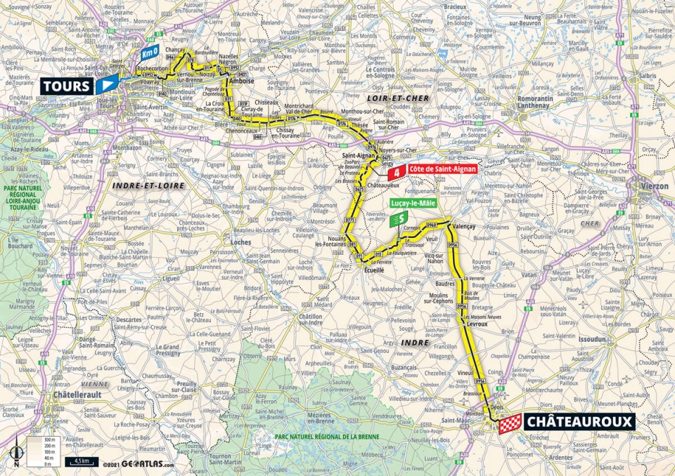 Tour de France 2021, 6. etapa, profil