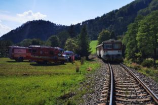Nehoda na železničnom priecestí v Rajeckých Tepliciach