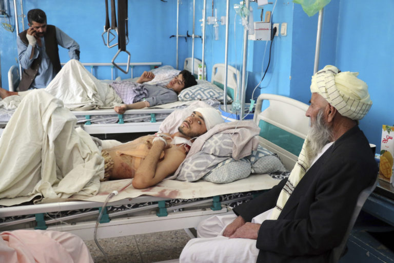 Afganistan, zranenie