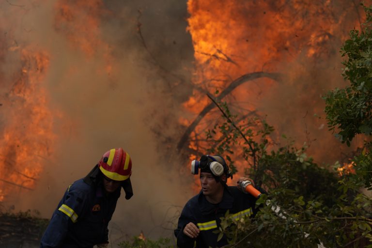 APTOPIX Greece Fires